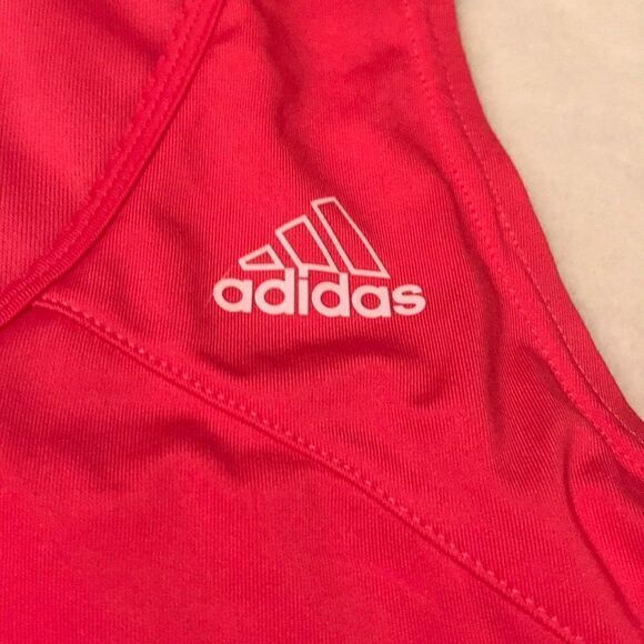 Adidas Bright Pink Racer Back Tank - Size Large - Picture 6 of 10